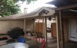 New Patio Cover with Fans 